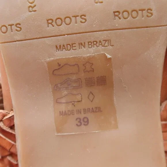 Roots Brazilian Almond Toe Block Heel Western Cowgirl Tall Riding Boots Size 8 - Picture 8 of 16